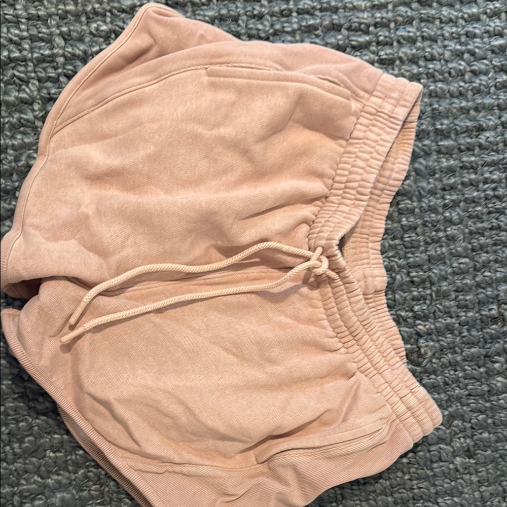Pink Drawstring Shorts